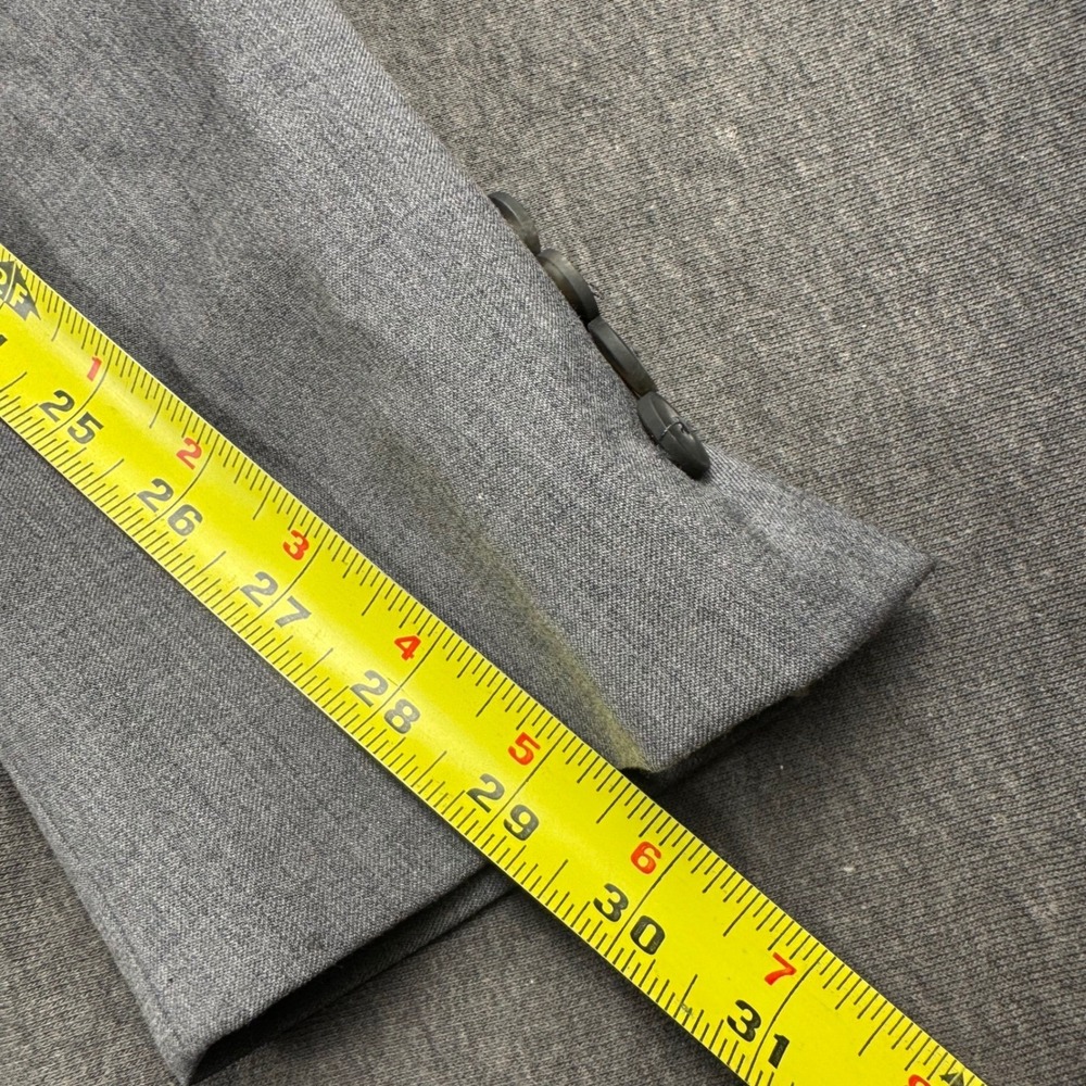 Awearness Kenneth Cole Awear-Tech Slim Fit Gray Suit Mens 30 Regular Wool Blend - Picture 7 of 15